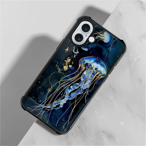 Vista 843 de Funda compatible con iPhone 15, diseño de elefantes africanos, diseño increíble a prueba de golpes, antiarañazos, carcasa trasera de policarbonato