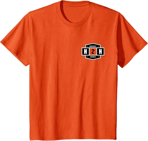 Vista 31 de H2H Fantasía Deportes bolsillo logotipo playera, Césped Azul Pastel