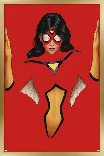 Vista 18 de Trends International Marvel Comics Spider Woman - Póster de pared Strikeforce #1, 22.4 pulgadas de largo x 14.7 pulgadas, versión enmarcada