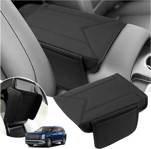 Vista 10 de Shademax Funda para reposabrazos de consola central para Tesla Model Y Juniper 2025-2026 / Modelo 3 Highland 2024-2026, antideslizante, impermeable