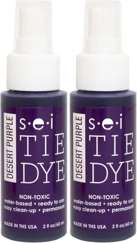 Vista 19 de S.E.I. Botella de Spray de Tie Dye del 4 de Julio: 2oz. Spray de Tinte para Tela No Tóxico, Tinte Permanente para Ropa DIY, Un Paso, Suministros