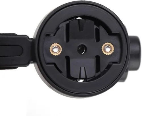Vista 5 de Soporte delantero para computadora de bicicleta, soporte de manillar ajustable para computadoras de ciclismo, luces de ajuste universal para barras