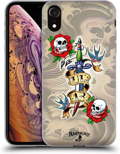 Vista 51 de Head Case Designs Funda de gel con licencia oficial de Alchemy Gothic 13 Dagger Illustration [protección de grado militar] compatible con Apple