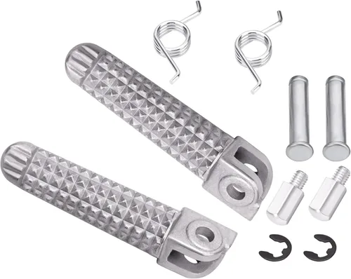 Vista 2 de AHL Estriberas Delanteras Pedales Reposapiés para Yamaha YZF-R6 YZF R6 1999-2012