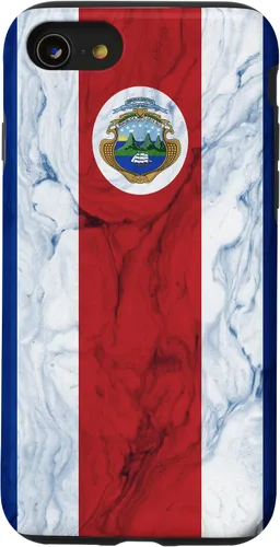 Vista 18 de Bandera de Costa Rica y fondo elegante - Funda del orgullo costarricense para iPhone 17