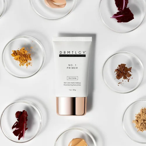 Vista 5 de DRMTLGY Primer de maquillaje No.1 - Imprimación facial para pieles grasas y todo tipo de piel - Minimizador de poros para cara - Controla el brillo