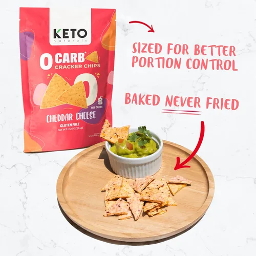 Vista 7 de Keto crackers cero carbohidratos sin azúcar (queso cheddar) deliciosas galletas bajas en carbohidratos sin gluten, saludables para adultos y niños