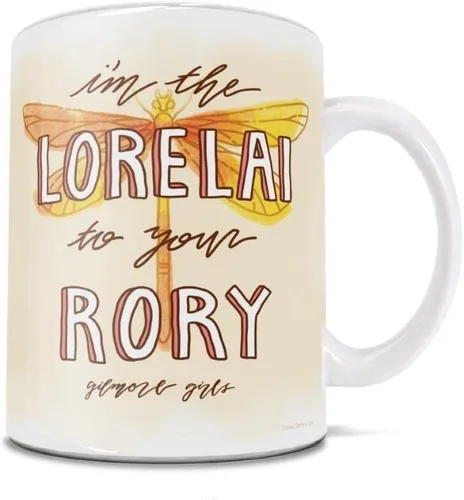 Vista 99 de Trend Setters Friends the Television Show – 25 años – Mercancía oficial – Taza de café o té de cerámica blanca de 11 onzas – perfecta para regalar