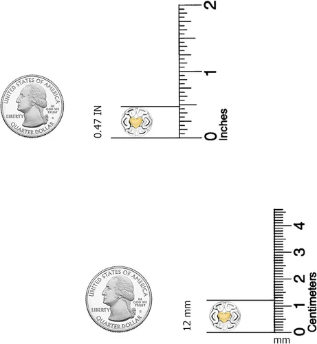 Vista 4 de LeCalla Aretes de plata de ley 925 Omega para mujer, talla mediana y grande