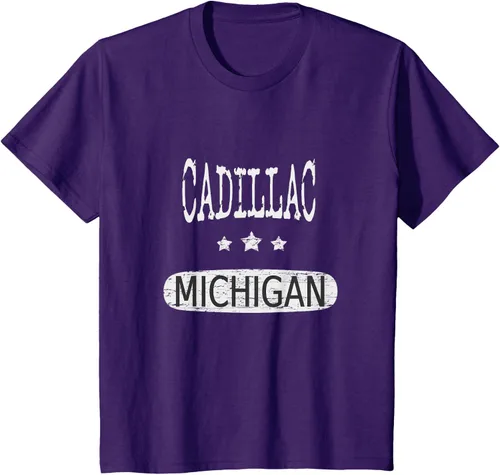 Vista 29 de Vintage Cadillac Michigan Camiseta