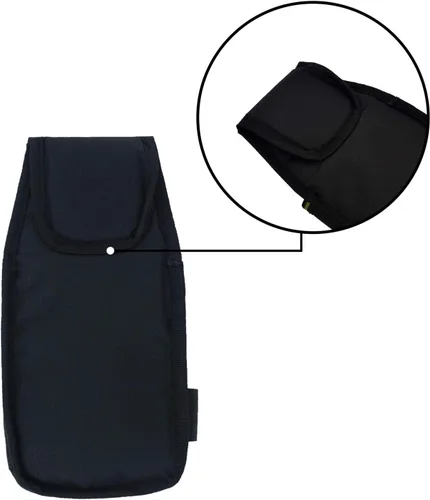 Vista 5 de Riñonera, bolsa de bolsillo de lona para herramientas, mini bolsa de herramientas de bolsillo con 6 bolsillos, cinturón de nailon ajustable, bolsa