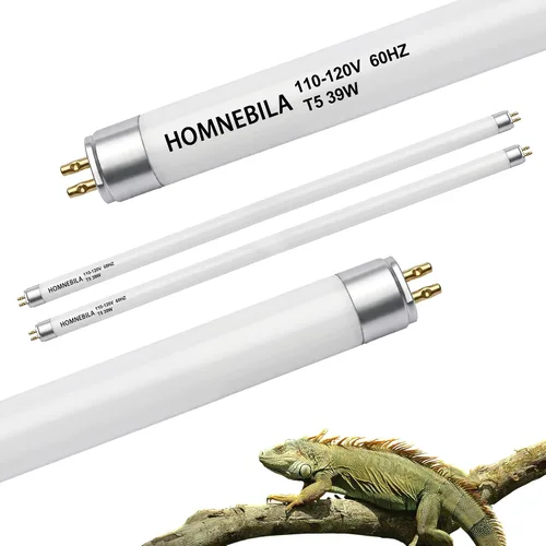 Vista 9 de Bombilla de reptil T5 10.0 UVB, 8 W 12 pulgadas, paquete de 2