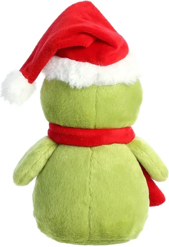 Vista 4 de Aurora® Figura de Dr. Seuss™ Muñeco de Nieve Grinch de Peluche - Juguete de Peluche con Licencia Oficial para Juego Imaginativo - Perfecto