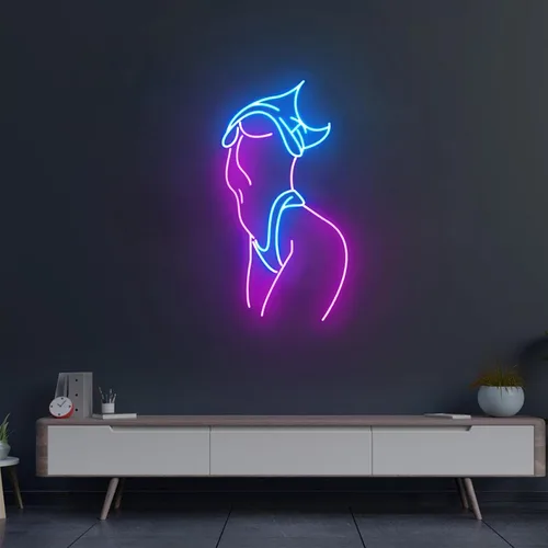 Vista 9 de Letreros de neón de montaña para decoración de pared de 16 pulgadas, letrero de neón LED de dinero, cueva, hogar, fiesta, letreros iluminados por
