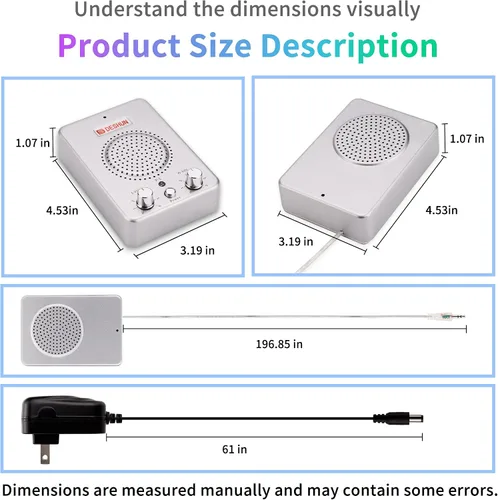 Vista 7 de DESHUN Sistema de intercomunicación de ventana de doble manera, altavoces de ventana, un walkie-talkie que se puede conectar al vidrio, micrófono