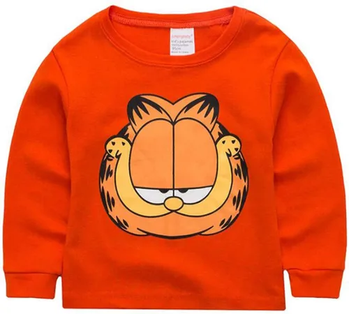 Vista 2 de Sidney Garfield - Pijama de 2 piezas para niños, talla 2-7 años