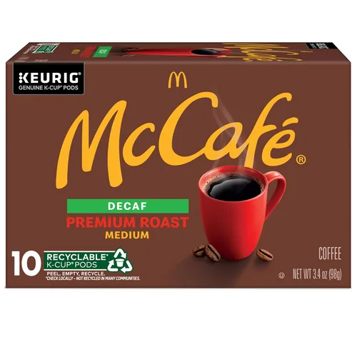 Vista 10 de McCafe Café descafeinado tostado premium, cápsulas Keurig K-Cup de una sola porción, descafeinado, 60 unidades, (6 paquetes de 10)