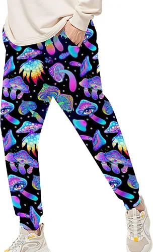 Vista 5 de VVGETE Disfraces de los años 80 para hombre, pantalones deportivos, pantalones casuales para correr con cordón, traje de los años 90 para hombre