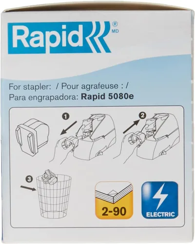 Vista 3 de Rapid Cartucho de grapadora eléctrica 5080e, 1 unidad (90220)