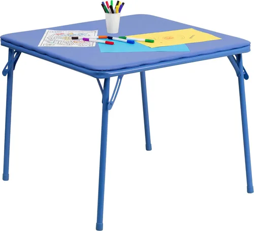 Vista 16 de Flash Furniture Mindy Kids - Juego de mesa y sillas plegables de 3 piezas para guardería y aulas, juego de mesa de actividades y sillas para niños