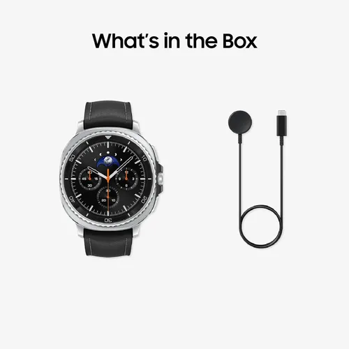 Vista 11 de Samsung Galaxy Watch 8 Classic (2025) - Reloj inteligente Bluetooth de 46 mm + tarjeta de regalo, diseño de cojín, bisel giratorio, botón rápido