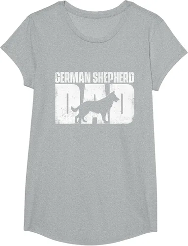 Vista 51 de Camiseta de pastor alemán para el día del padre del dueño de perros caninos, Negro