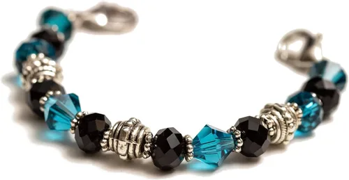 Vista 13 de Pulsera elástica de alerta médica, pulsera de identificación médica de repuesto intercambiable, etiqueta de identificación no incluida, cristales
