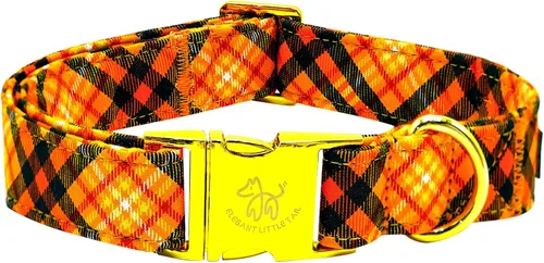 Vista 6 de Elegant little tail Collar para perro de Pascua, collar de perro con estampado de huevos de conejo, collar para mascotas, collar rosa para perros