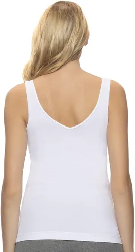Vista 9 de Felina Camiseta sin mangas reversible de algodón para mujer Paquete de 4
