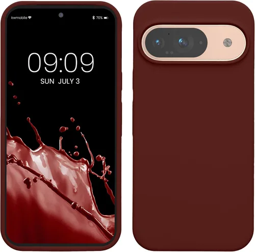 Vista 31 de kwmobile Funda Compatible con Google Pixel 6 Pro - Funda de Teléfono de Silicona TPU con Acabado Suave - Azul Caribe