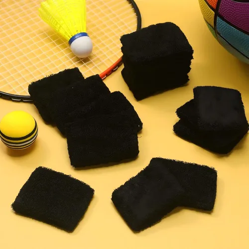 Vista 7 de Lounsweer Muñequeras a granel para niños y adultos, bandas de sudor deportivas, pulseras atléticas de neón para fútbol, baloncesto, tenis, correr