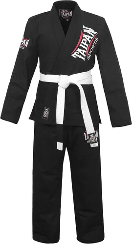 Vista 5 de Taipan Brazilian Jiu Jitsu Gi para hombres uniforme de agarre preencogido GIS ultra ligero Kimonos para adultos BJJ Gi Free BJJ Cinturón BJJ