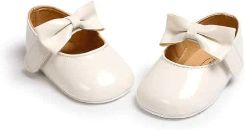 Vista 3 de Mocasines para bebé de princesa brillante Mary Jane vestidos, zapatos de primera calidad, ligeros, suela suave, zapatos para cuna, zapatos para niños