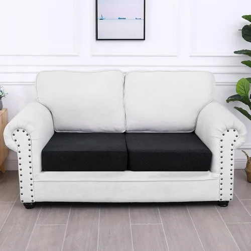 Vista 5 de Smiry - Fundas impermeables para cojines de sofá, fundas de cojín elásticas de jacquard gruesas para sofá, protector de muebles elástico lavable