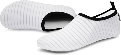 Vista 5 de VIFUUR - Zapatos para deportes acuáticos, calcetines acuáticos, de secado rápido, para yoga, con sensación de andar descalzo, sin cordones