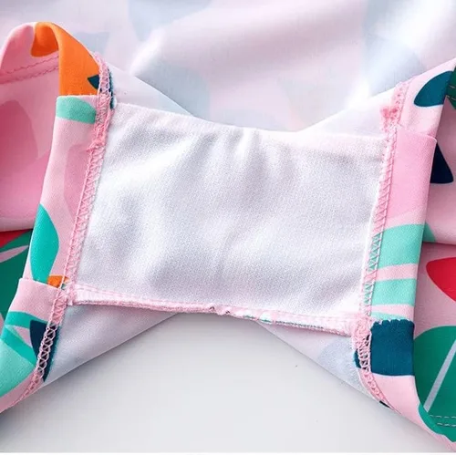Vista 7 de WXBDD - Traje de baño para niña de 2 a 11 años, falda para niños, lindos trajes de baño de dibujos animados para bebé, ropa de playa