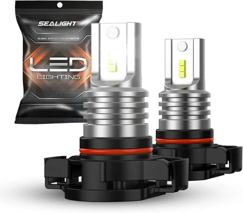 Vista 15 de SEALIGHT Bombilla antiniebla LED H11 H16, tamaño mini real 1:1, 6500 K, blanco frío, 6000 lúmenes, luces antiniebla LED H8/H16 para automóviles