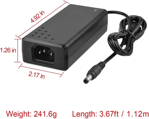 Vista 2 de Reemplazo del adaptador de CA DC para Globtek GS-150 GT-500160-30 Cargador Cable de alimentación