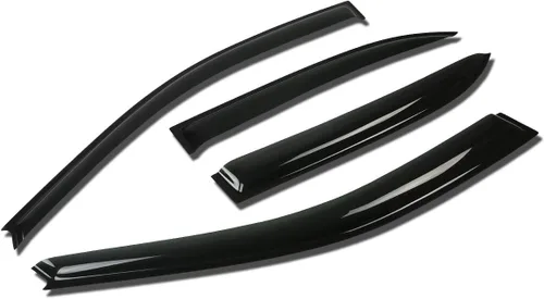 Vista 19 de Auto Dynasty 4 viseras adhesivas para ventana compatibles con Avalon de 4 puertas 2000 2001 2002 2003 2004 2000-2004, deflector protector de lluvia