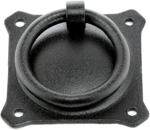 Vista 82 de Renovators Supply Manufacturing Manijas de Gabinete de 3 pulgadas de Hierro Forjado Negro Tiradores de Cajón Manijas Antiguas de Gabinete de Cocina