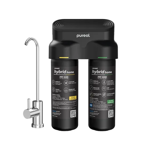 Vista 11 de Pureal Sistema de filtro de agua para debajo del fregadero con grifo, sistema completo certificado NSF/ANSI 42 y 372, elimina PFAS, plomo, cloro