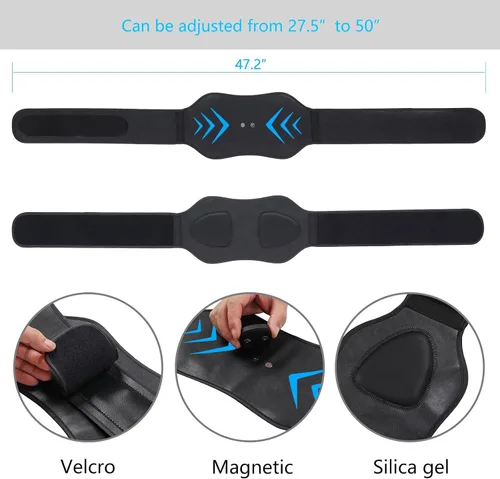 Vista 6 de Estimulador ABS, estimulador muscular EMS, máquina de abdominales, equipo de entrenamiento físico para mujeres y hombres, tóner muscular portátil