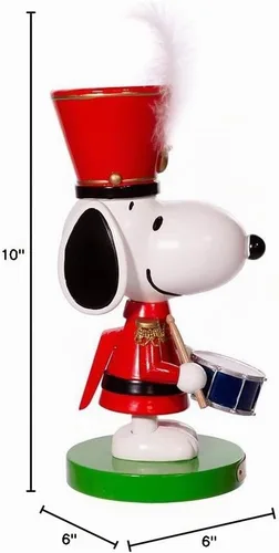 Vista 9 de Snoopy The Drummer Cascanueces de 10 pulgadas