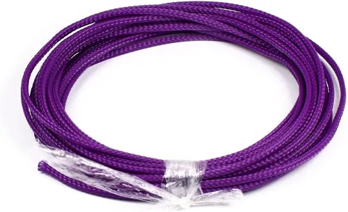 Vista 6 de Othmro Funda de cable trenzado expandible de PET de 16.4 pies, protector de cable flexible de 1/8 pulgadas, funda de organización de cables