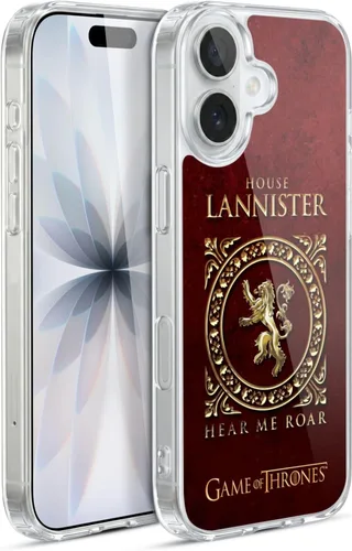 Vista 14 de Producto oficial de HBO Game of Thrones metálico Sigils Soft Gel Case para iPhone de Apple 7 Plus/8 PLUS, Lannister