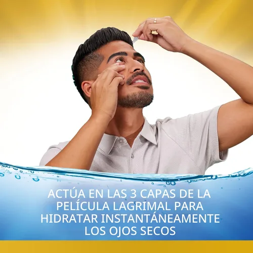 Vista 7 de Refresh Optive Mega-3 – Gotas lubricantes para los ojos, sin conservantes, contenedores de un solo uso de 0.01 onzas líquidas, 30