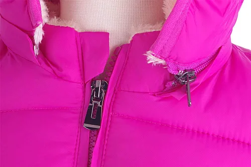 Vista 4 de Chaqueta invernal con capucha para niños y niñas disponible en 1 - 7