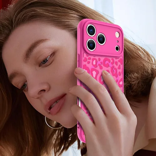 Vista 171 de KANGHAR - Funda compatible con iPhone 11, diseño de leopardo negro, textura de neumático antideslizante, a prueba de golpes, funda protectora