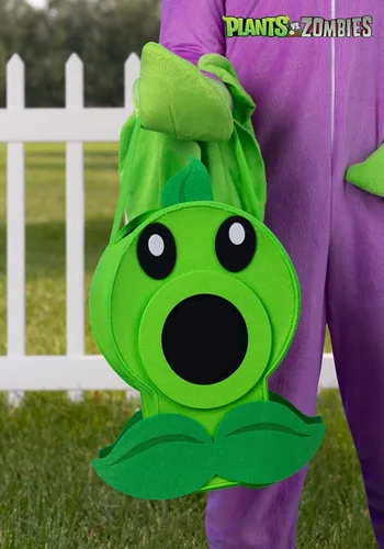 Vista 2 de Fun Costumes Plants vs. Zombies - Bolsa de golosinas estándar para tirador de guisantes