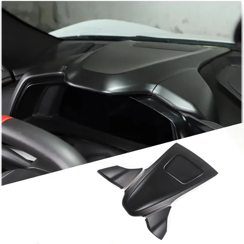 Vista 7 de Cubierta de panel de instrumentos interior superior para Chevrolet Corvette C8 Stingray 2020-2024, marco decorativo de tablero de instrumentos